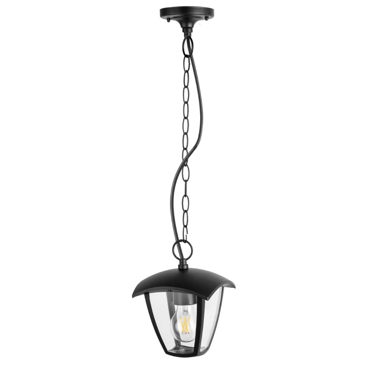 Lampa sufitowa zewnętrzna Igma czarny mat 1xE27x12W wym: 78 x 15,5 x 15,5 cm aluminium Polux