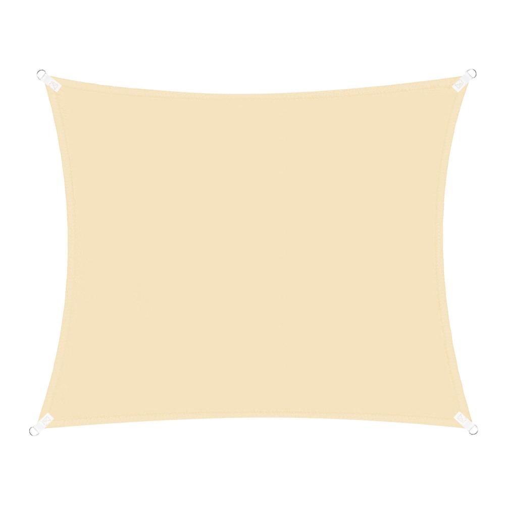 Prelata umbrire 4x4 m pentru terasa sau balcon, impermeabila, protectie UV, crem