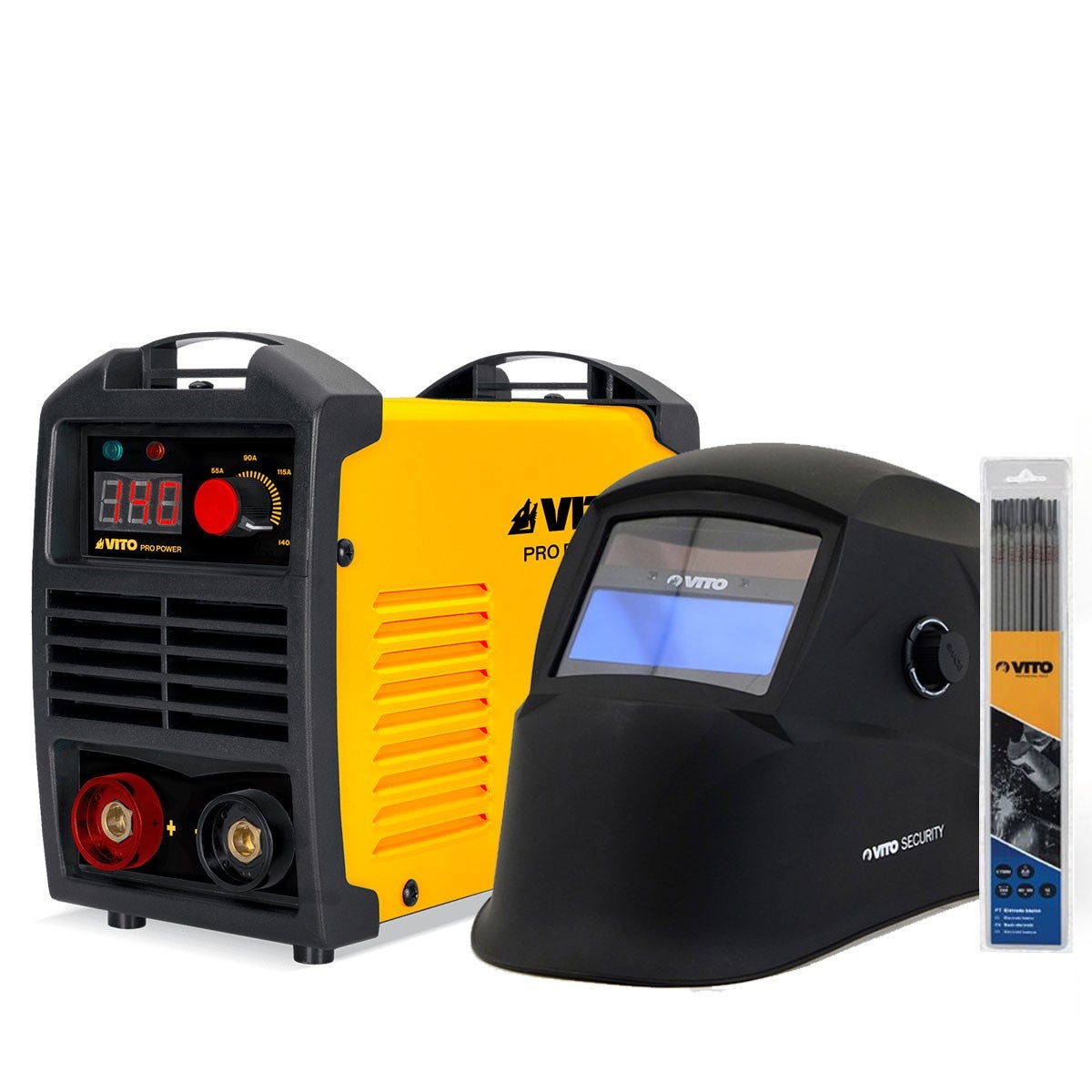 Poste à souder MMA inverter 140 Ampères + Cagoule LCD 9/13 + Lot 12 — free download