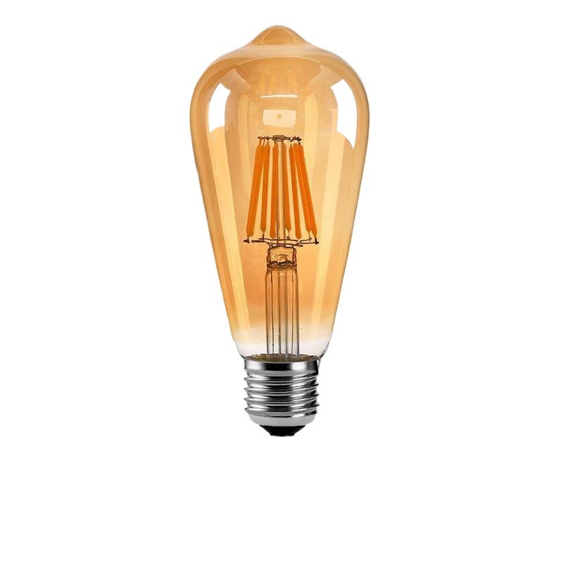 Żarówka LED E27 6W Vintage Edison, żarnik ST64, ciepła biel 2700K (opakowanie 1 szt.)