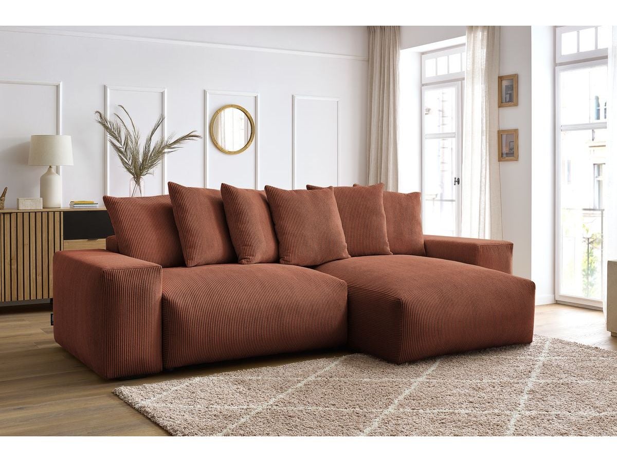 Canapé d'angle réversible convertible coffre VOLTAIRE BOBOCHIC 4 places ...