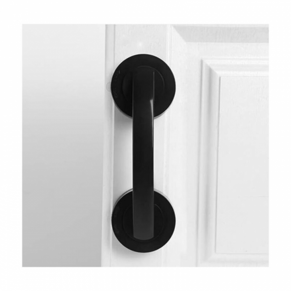 Uchwyty meblowe - do szuflad, szafek - plastikowe - 1 sztuka - 194 mm - czarne
