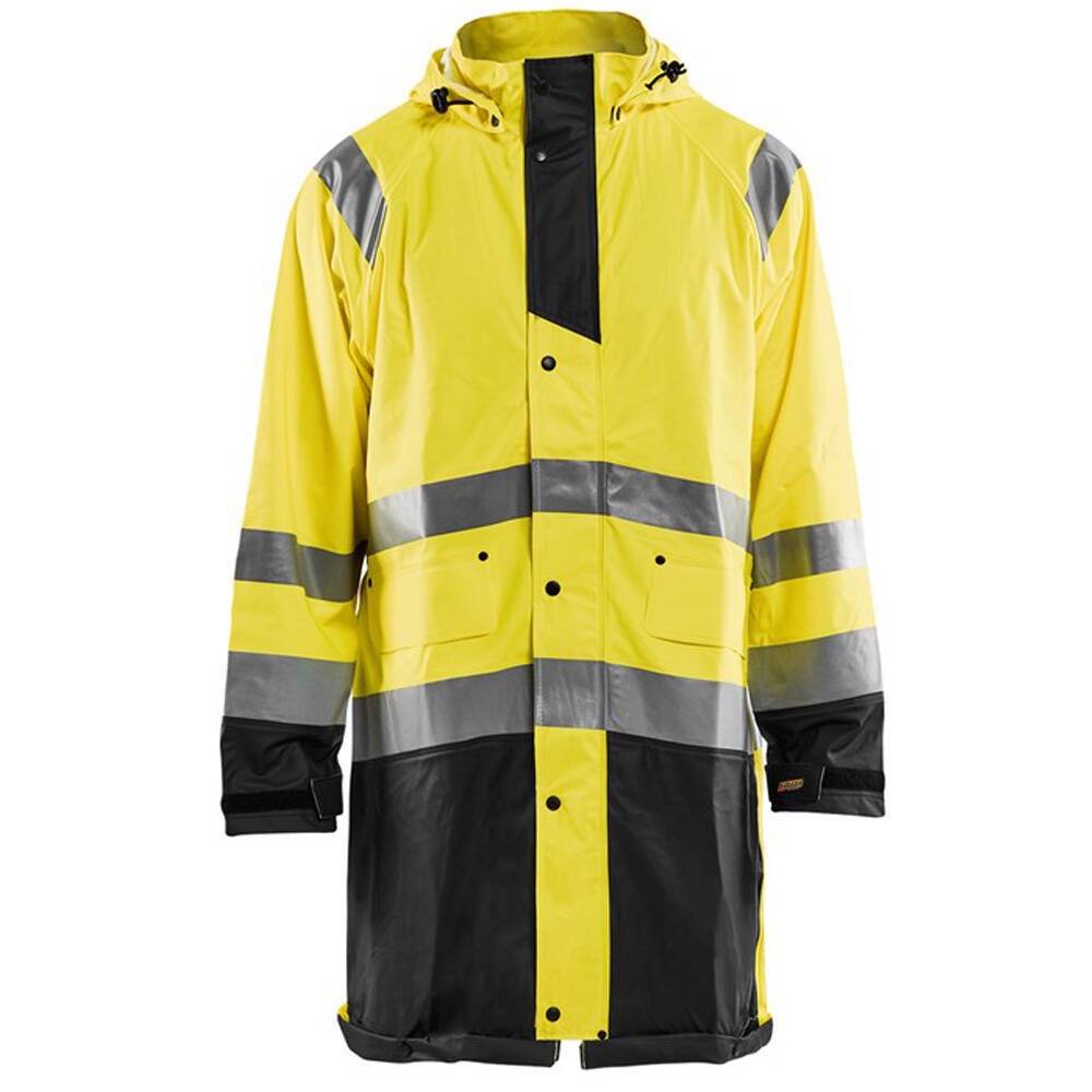 Manteau de Pluie à Capuche Imperméable Jaune