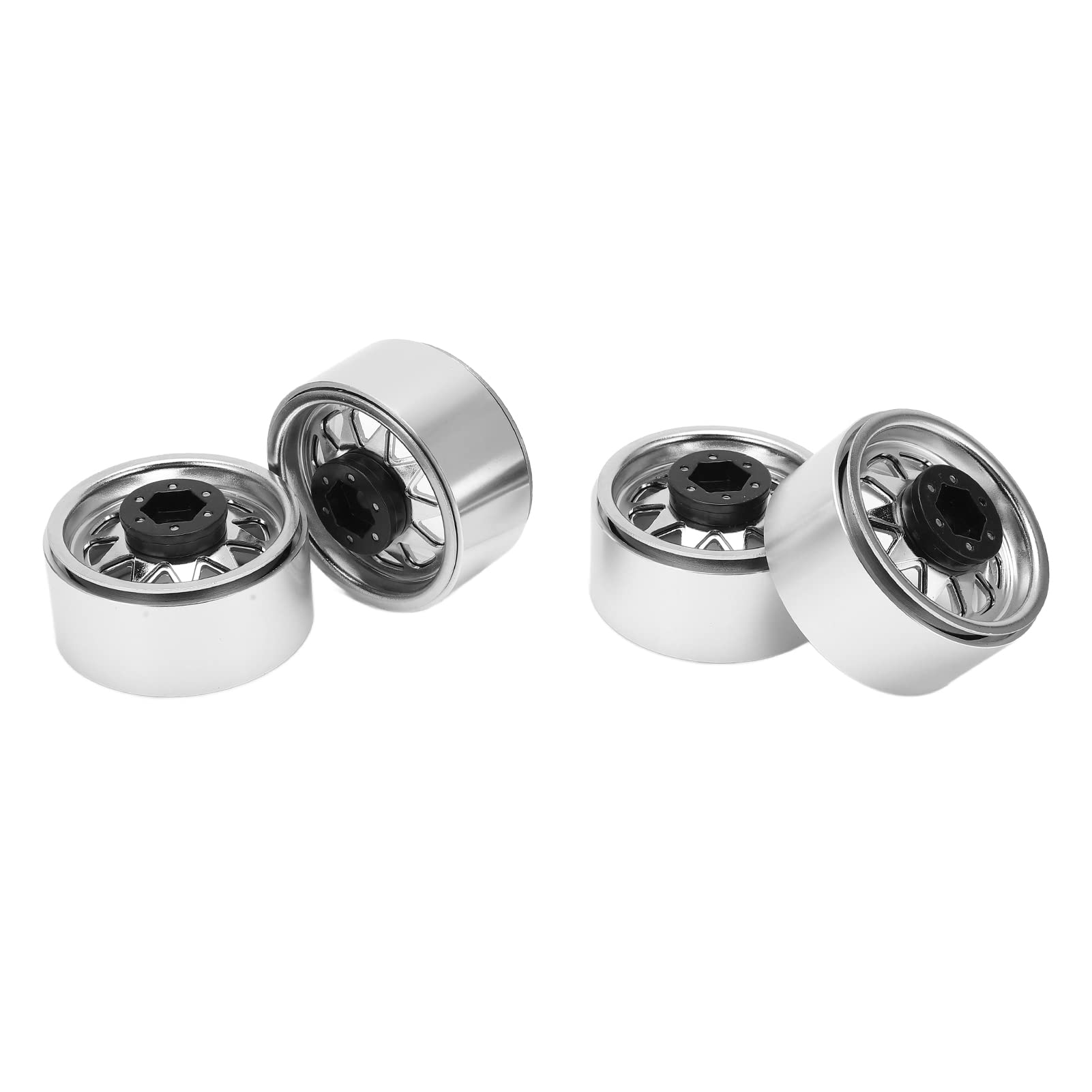 Moyeu de roue télécommandé Jantes De Pneu Simulation De Moyeux De Roue En Métal Pour 1/28 Pour