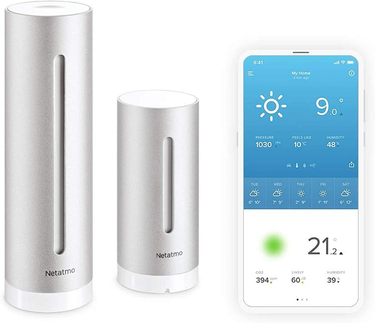 Stacja pogodowa i pomiar CO2 połączona z NETATMO - 6