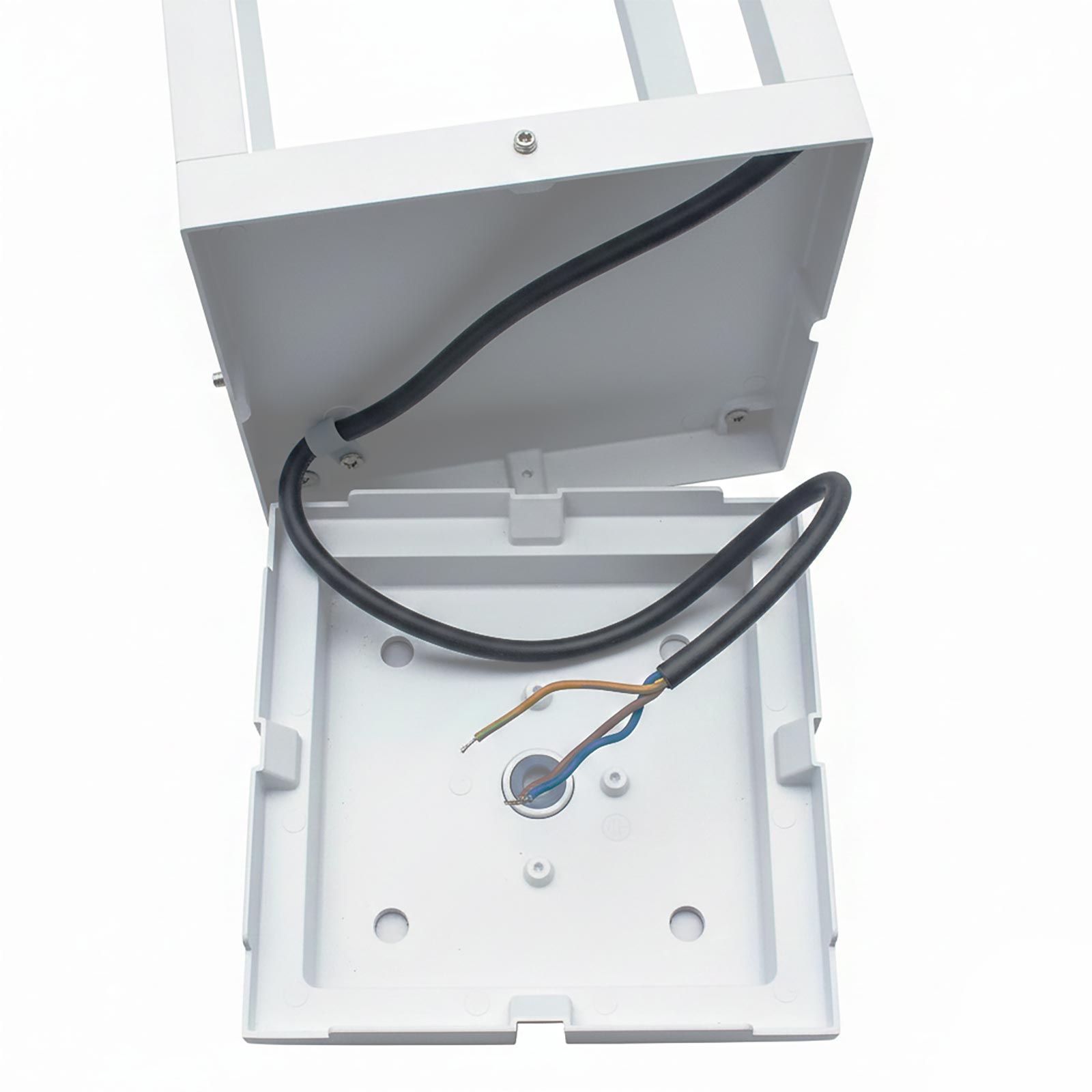 Lampione da Giardino E27 Moderno IP65 Lampioncino Esterno Luce Cortile Viale Sentiero 60cm 230V COLORE BIANCO - 7