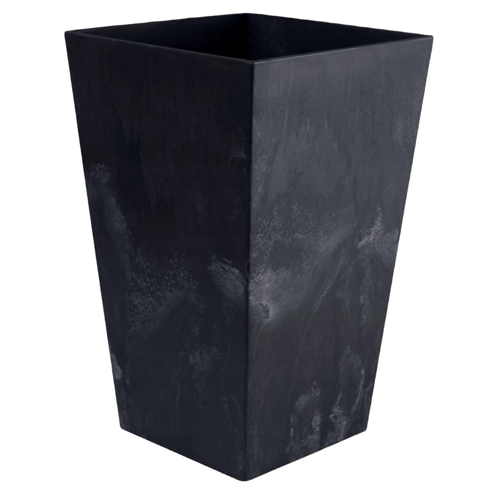 11,4 L Prosperplast Urbi Square Effet jardinière haute en plastique AVEC réservoir en couleur Anthracite, 37,5 (H) x 19,5 (L) x 19,5 (P) cms - 4