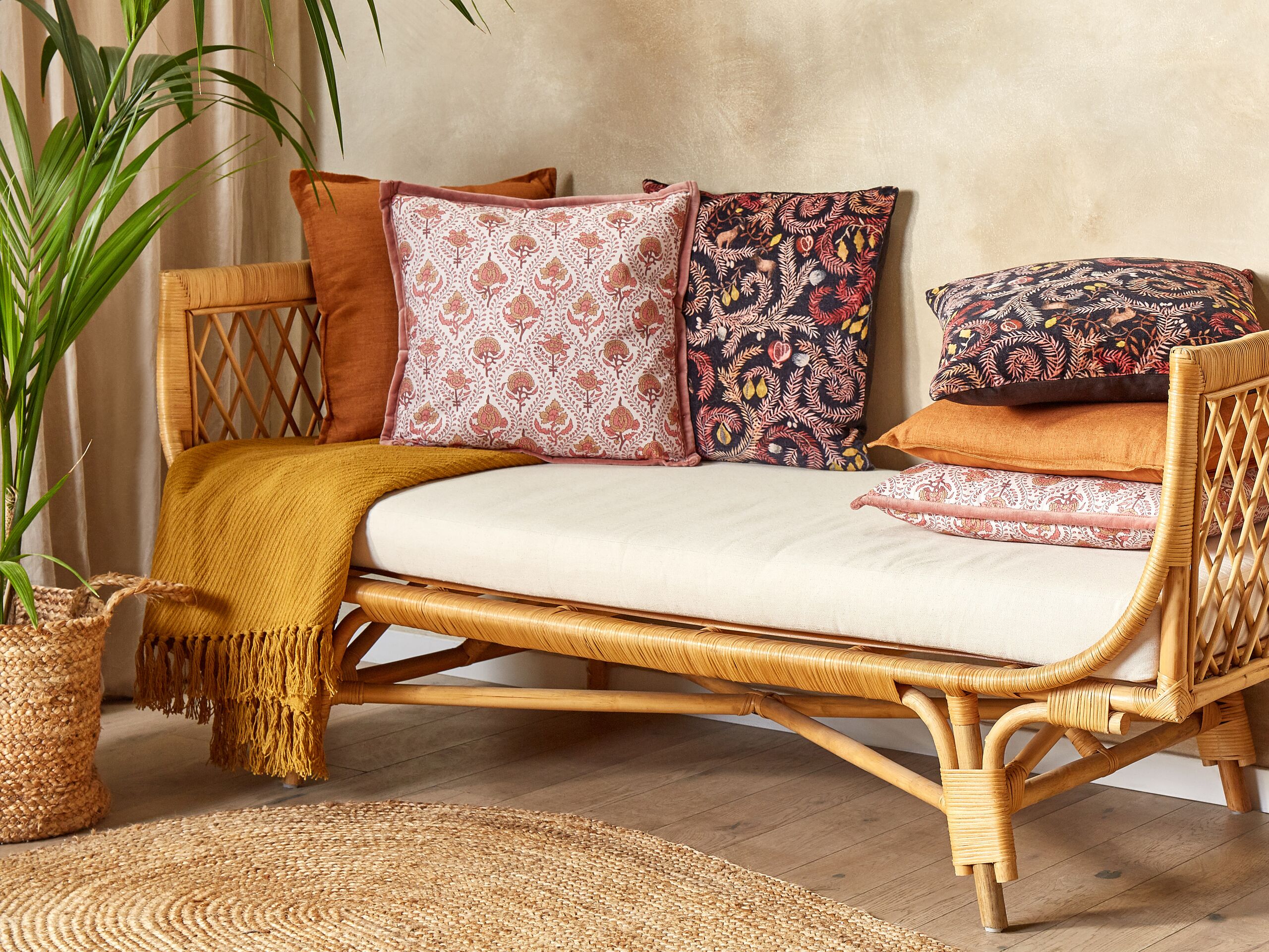 Magpie Fabrics Lot De 2 Coussins De Chaise Carrés Imperméables Avec Attaches Pour Jardin, Salle à Manger, Bureau, 45,7 X 45,7 X 6,3 Cm