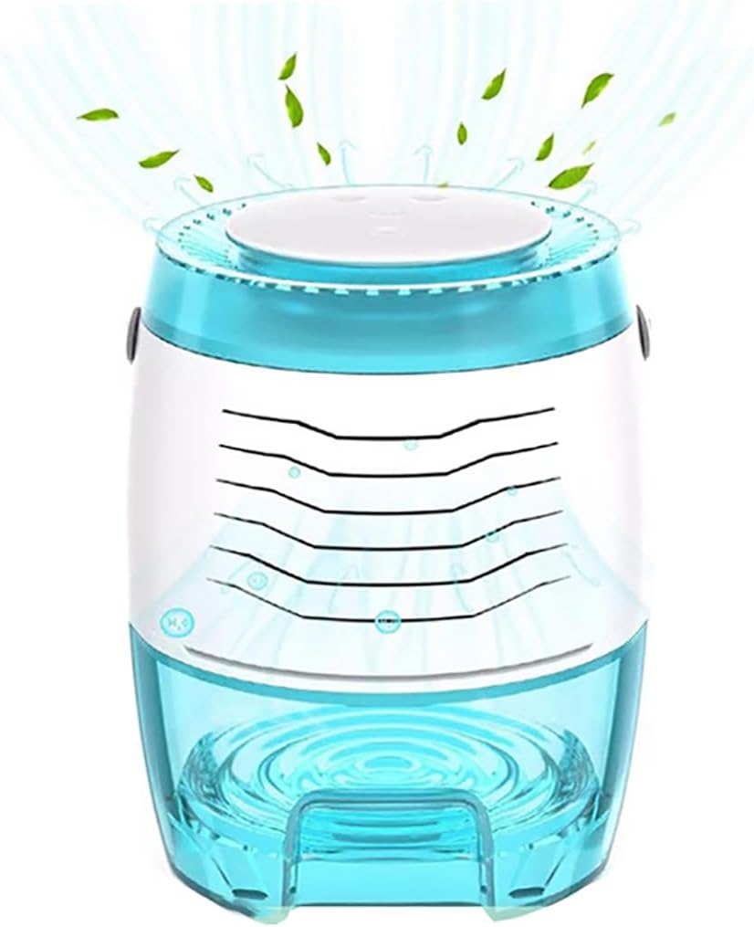 Osuszacz powietrza do użytku domowego, elektryczny osuszacz powietrza 1200 ml, automatyczne wyłączanie, 3-kolorowa dioda LED z funkcją ściemniania