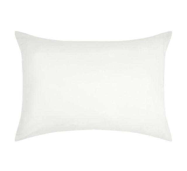 1 Taie d'oreiller coton uni 50 x 70 cm Edens ivoire