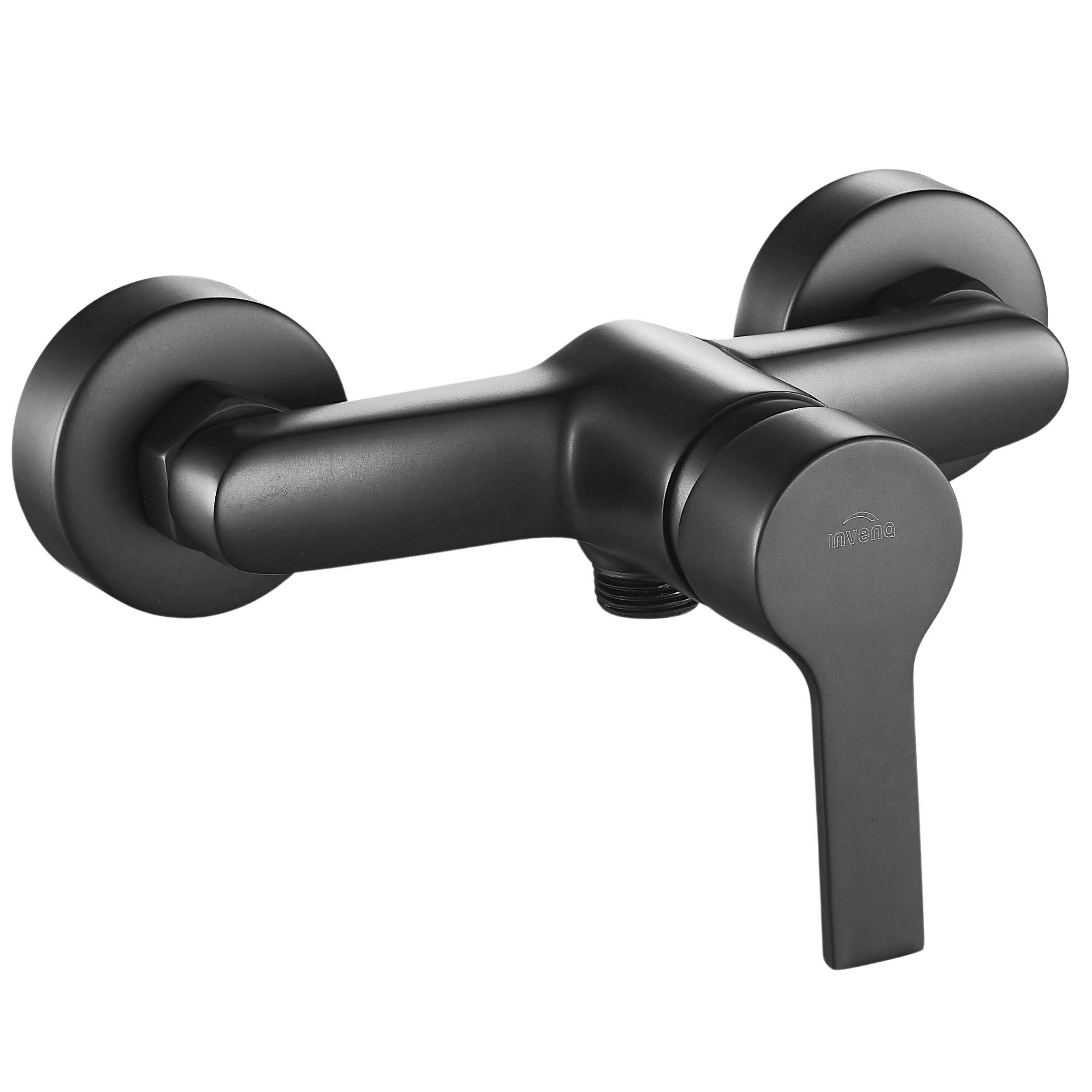Bateria Natryskowa Prysznicowa Kran do Prysznica INVENA Bralos Czarny