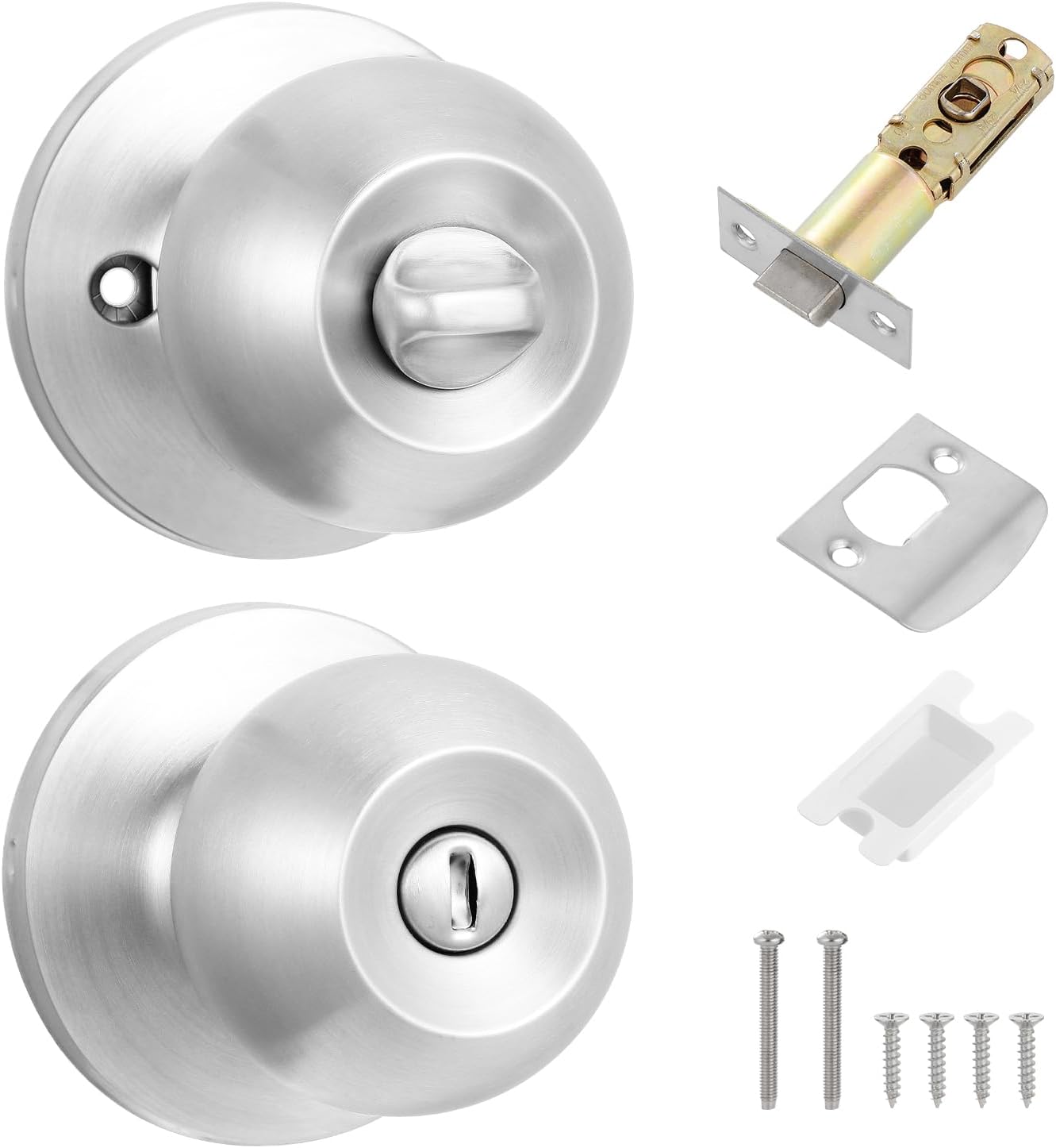 Lot de 10 poignées porte à intimité for chambre et salle bain