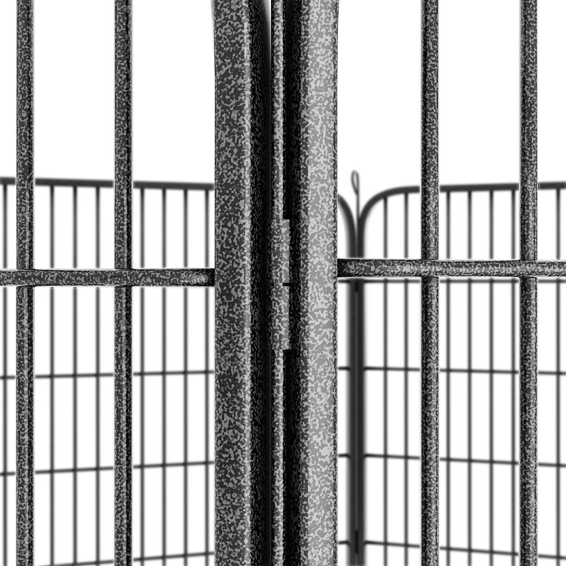 Enclos en acier modulable en 8 parties pour chiens 80 cm TECTAKE - 6