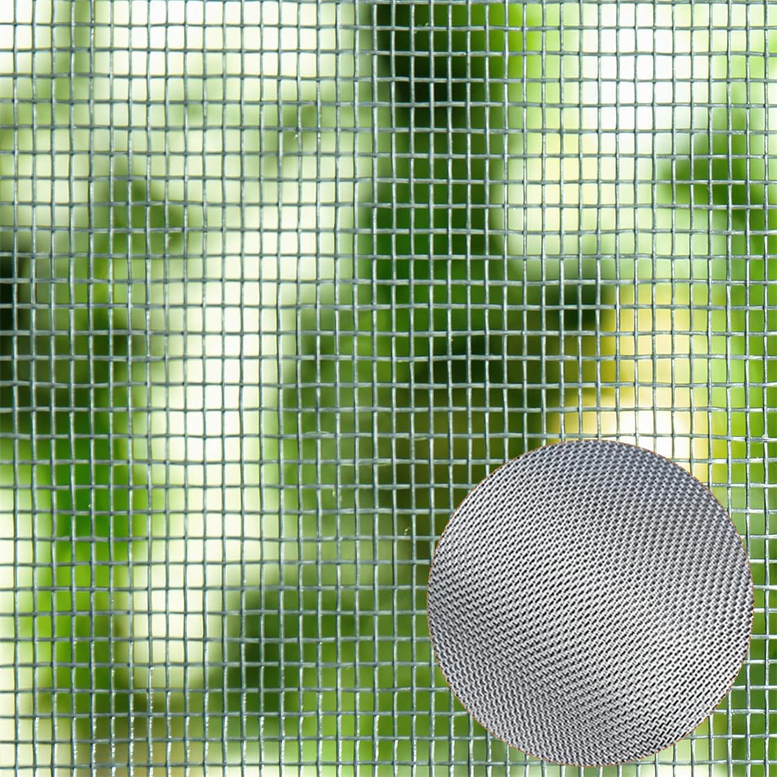 Rouleau de filtre à mailles fines 450 x 120 cm, moustiquaire de porte en fibre de verre 30 mailles - anti-rongeurs - 4
