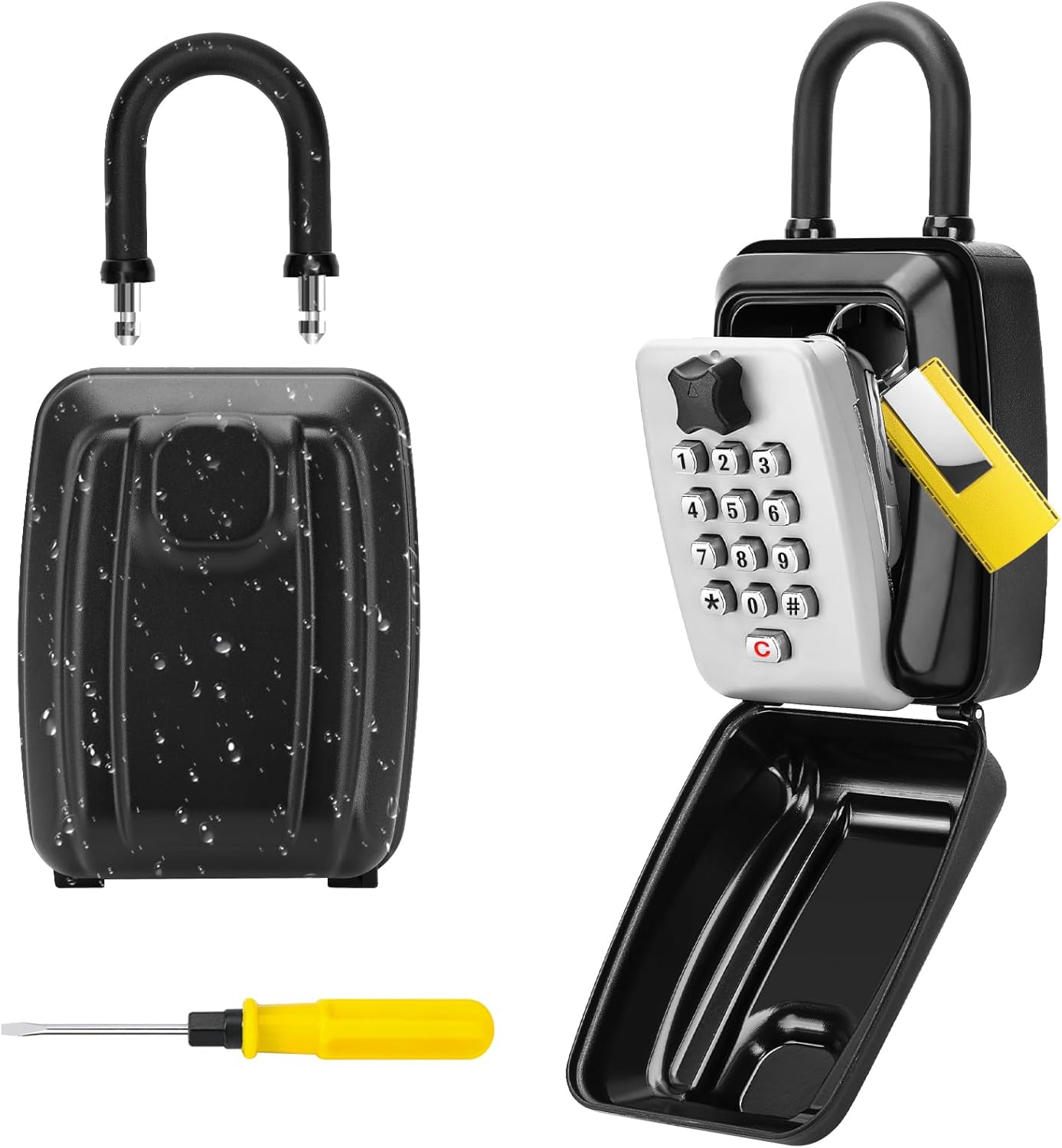 Cassaforte Nascosta A Forma Di Libro Foreverup - Lucchetto A Combinazione 24x15.5x5.5cm, Design Farfalla Colorata - Foto 5