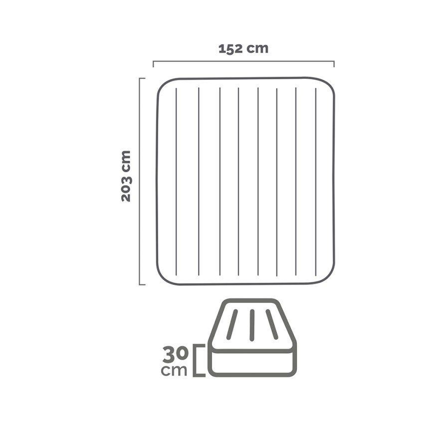 Materac dmuchany małżeński 152x203x30cm Intex Mid-Rise 64179 - 9