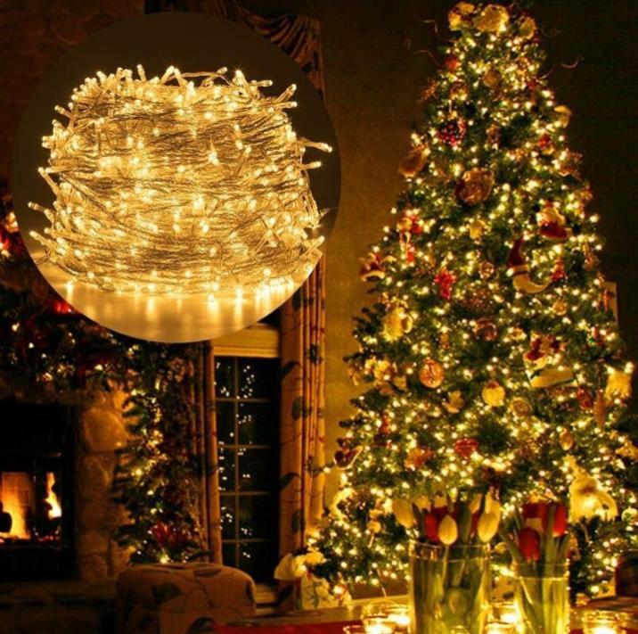 Guirlande Lumineuse Extérieure RGB 100m 1000 LEDs - IP44 étanche - 8 Modes Avec Mémoire - Pour Noël, Jardin, Fête