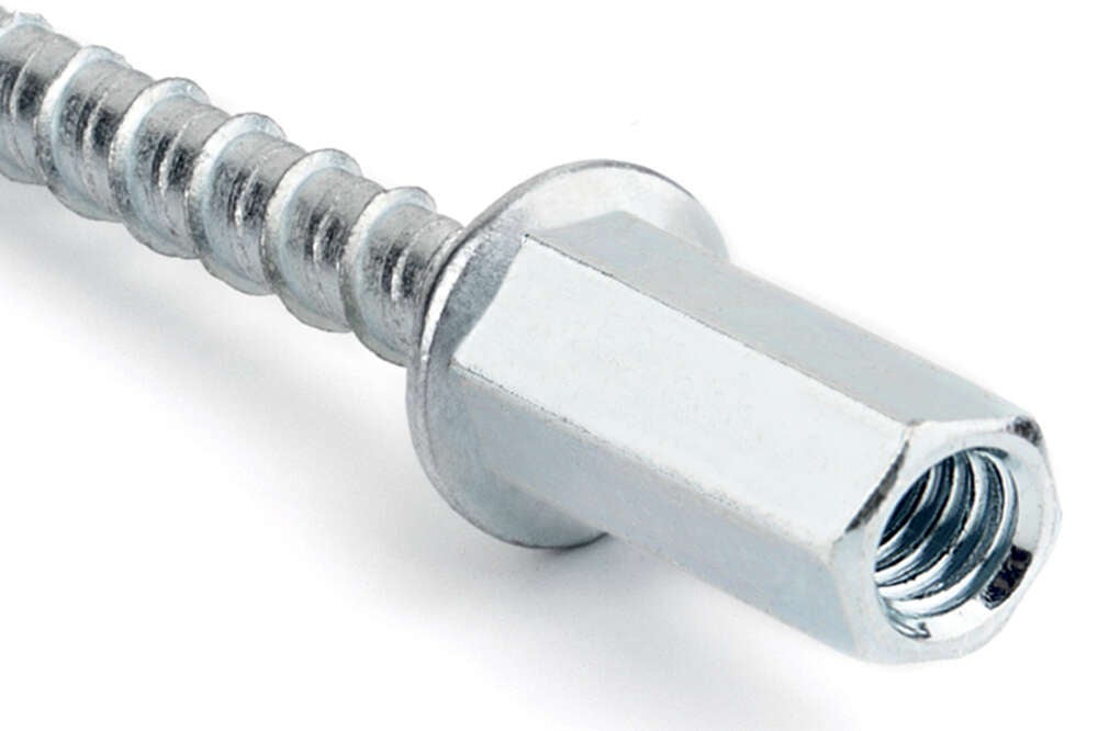 INDEX Vis a béton Tête filetage femelle. Recouvrement zingué. Homologué ETE Opt.1 (Ø6 x 35 (M8-M10) 50 pièces.) TFF06035 - 4