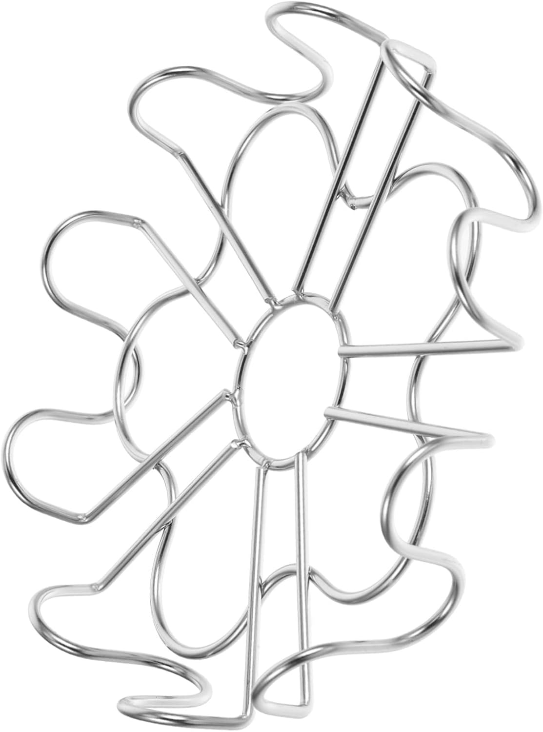 Stalowy stojak do gotowania jajek na parze – wielofunkcyjny, odpowiedni do piekarników, frytkownic powietrznych i szybkowarów – łatwy w czyszczeniu