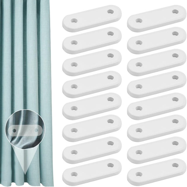 Copkim Lot De 32 Poids De Rideau Magnétiques Imperméables Pour Décoration D'intérieur, Salle De Bain, Douche, Doublure, Drapeaux, Nappe Pour Arrêter Le Vent (noir