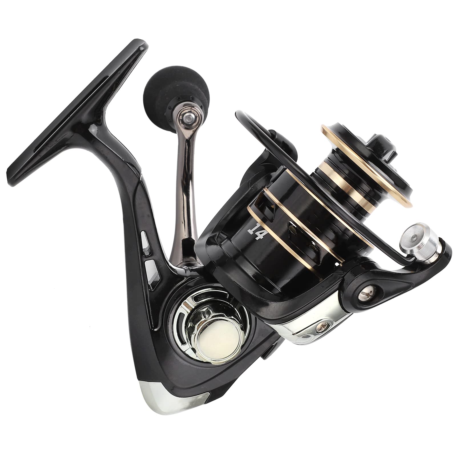 5.2: 1 mulinello da pesca in metallo con rapporto di trasmissione ad alta velocità Accessori da pesca (AE3000) - 4