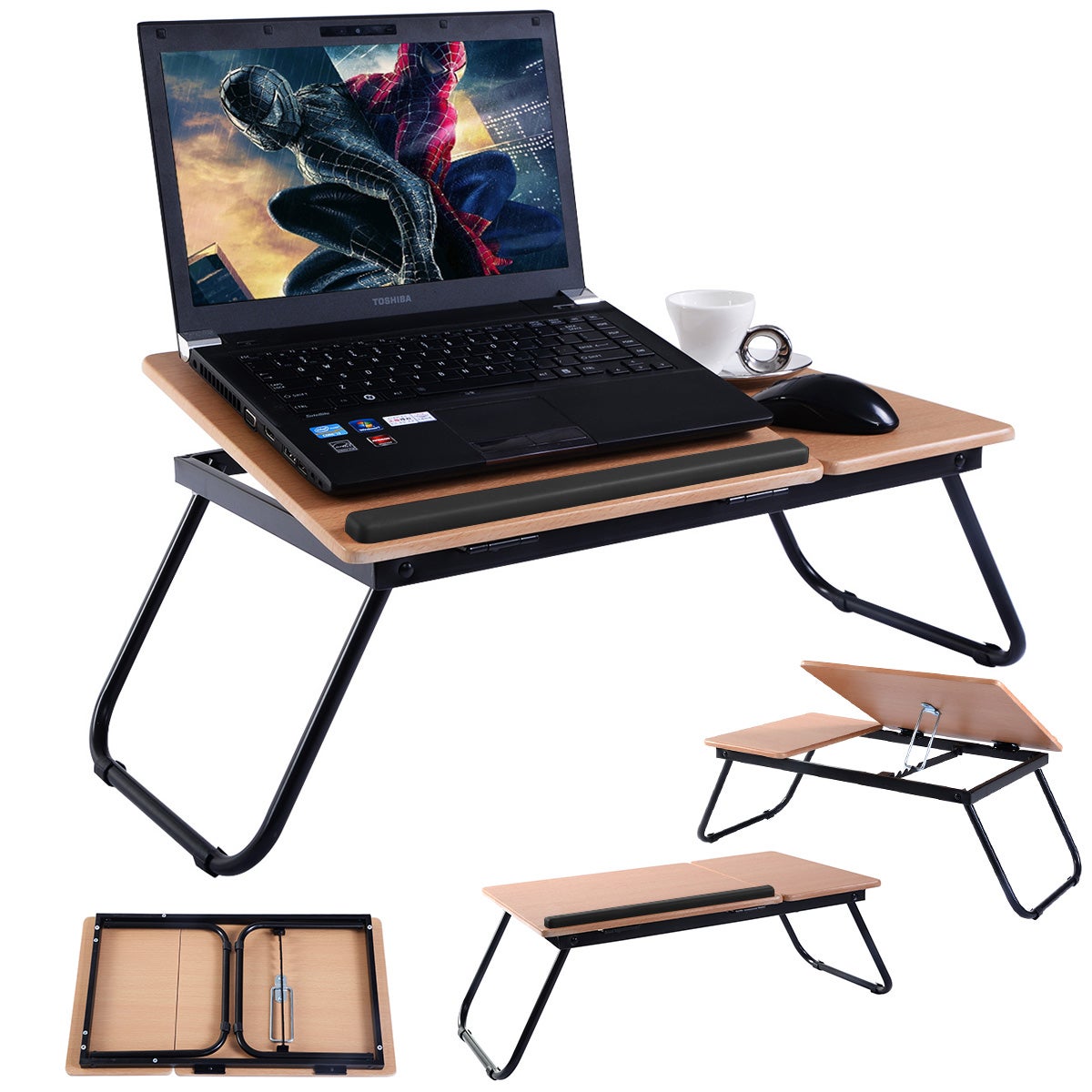Table de lit pliable PC portable main image 1