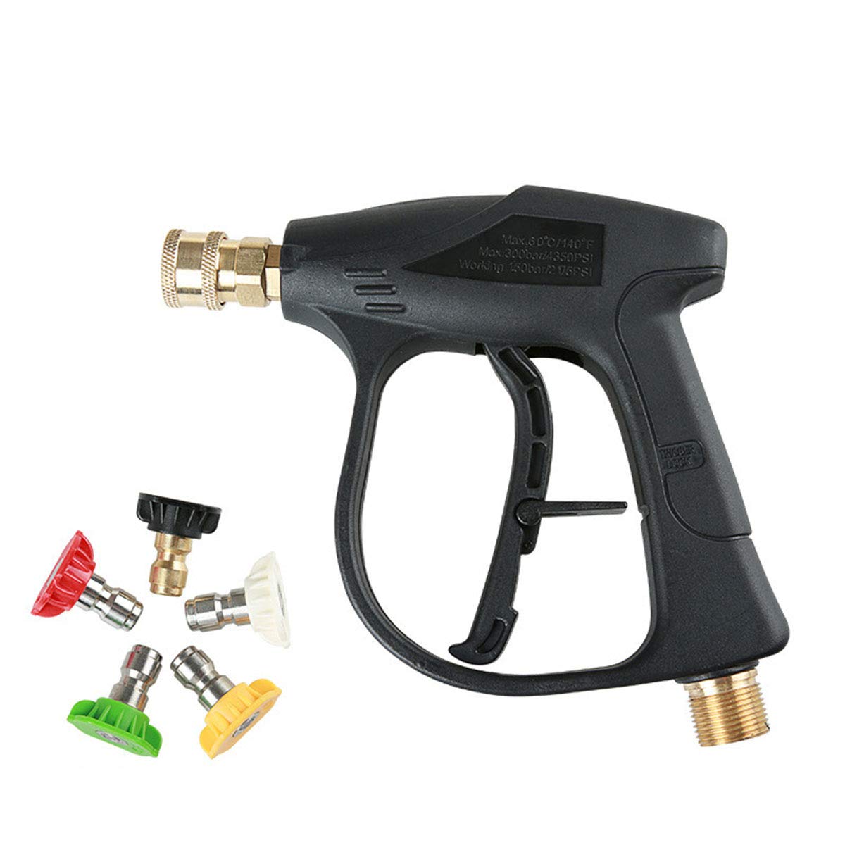 Pistolet Lavage Haute Pression 4000 PSI Rdutuok - 5 Buses, Compatible Karcher K1-K7 - Nettoyage Voiture