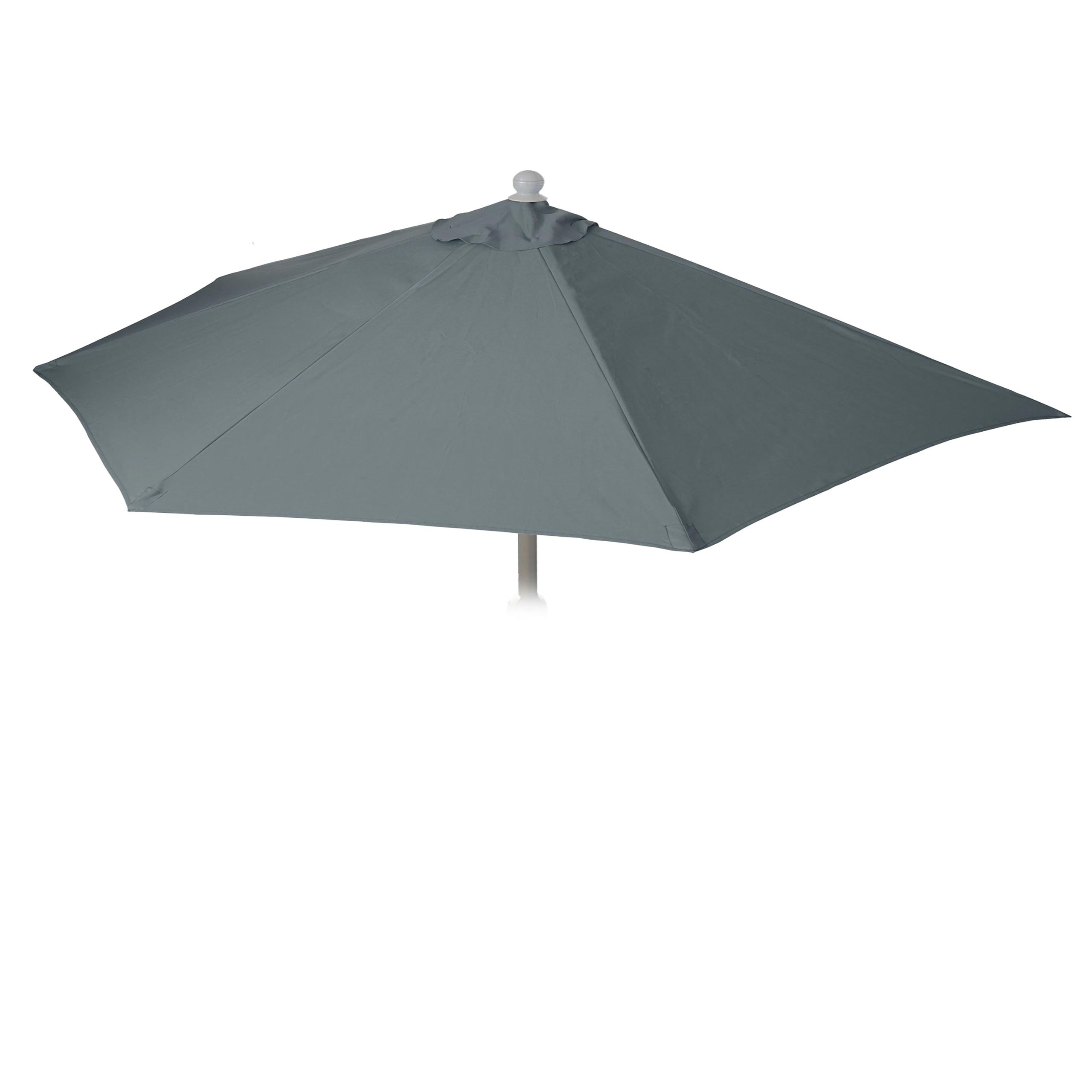 Zapasowa poszewka do parasola półokrągłego Parla, poszewka na parasol, 300 cm, materiał tekstylny z filtrem UV 50+ ~ antracyt