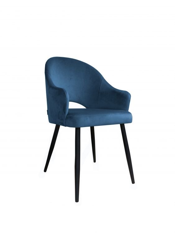 Krzesło JENISEJ VELVET ciemno niebieskie