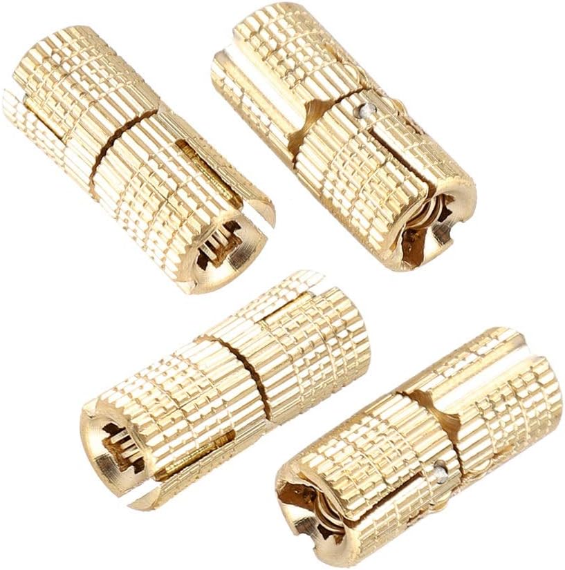 Nikou 4 Pièces/paquet En Laiton Caché Charnière De Baril