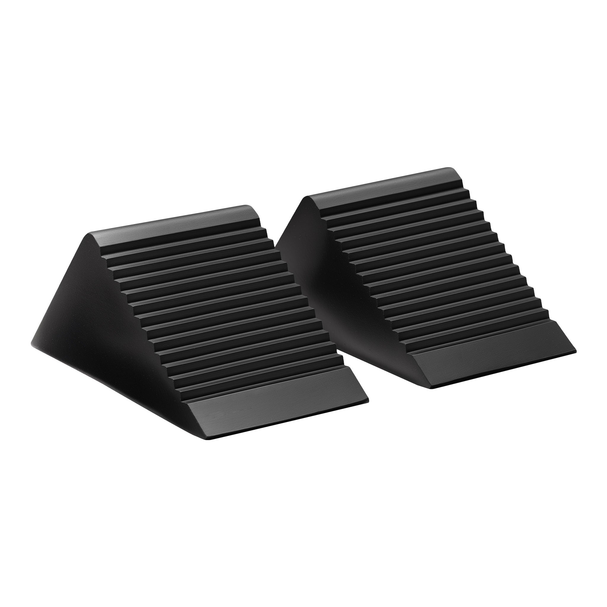 Lot de 2 cales portes en plastique avec alarme VENTEO H.14 cm x 4.5 cm