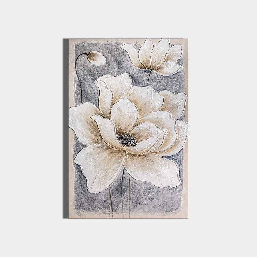 Ensemble de deux toiles modèle FLORAL PAINTINGS Burkina - 4