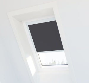 Store Occultant Gris Anthracite Compatible Velux ® 304, 1, M04 - Ossature Blanche