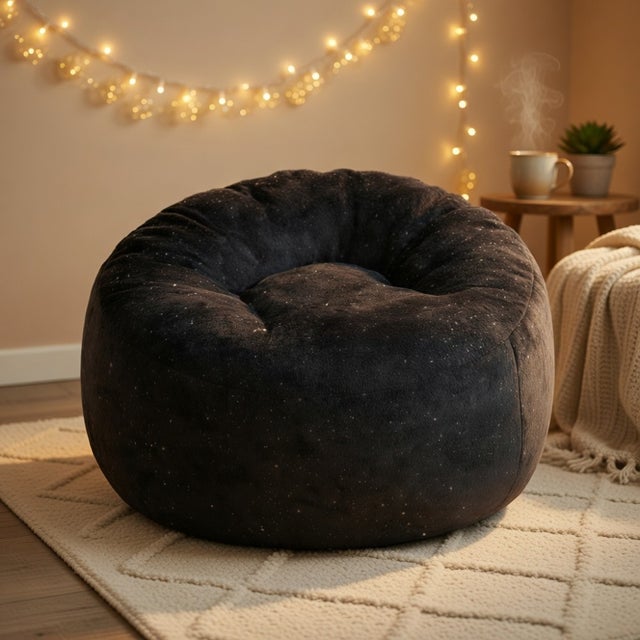 Fauteuil bean bag dossier haut incurvé soutien contour corps relaxation immersive espaces modernes