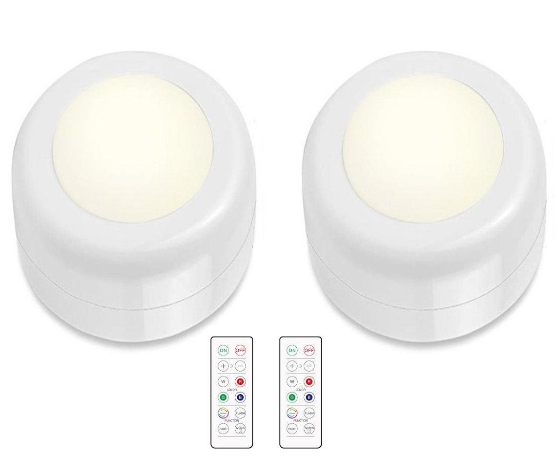 Spot LED z pilotem, zestaw 2 szt.