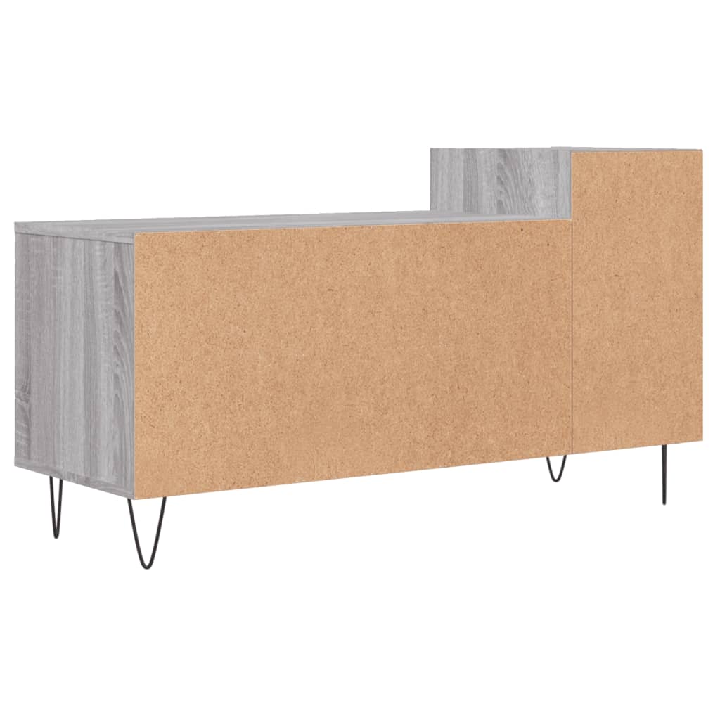 vidaXL Meuble TV Sonoma gris 100x35x55 cm Bois d'ingénierie - 8