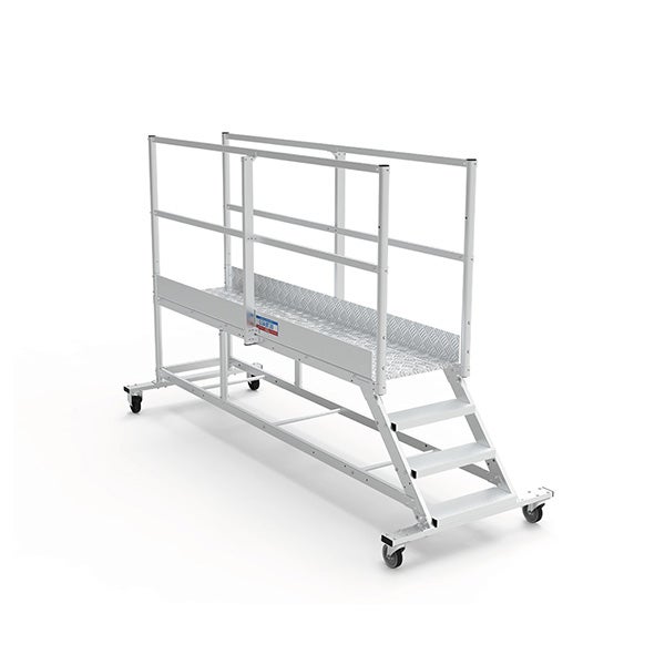 Plateforme roulante 5 marches - Hauteur max. de travail 3.00m - PTF255-GD