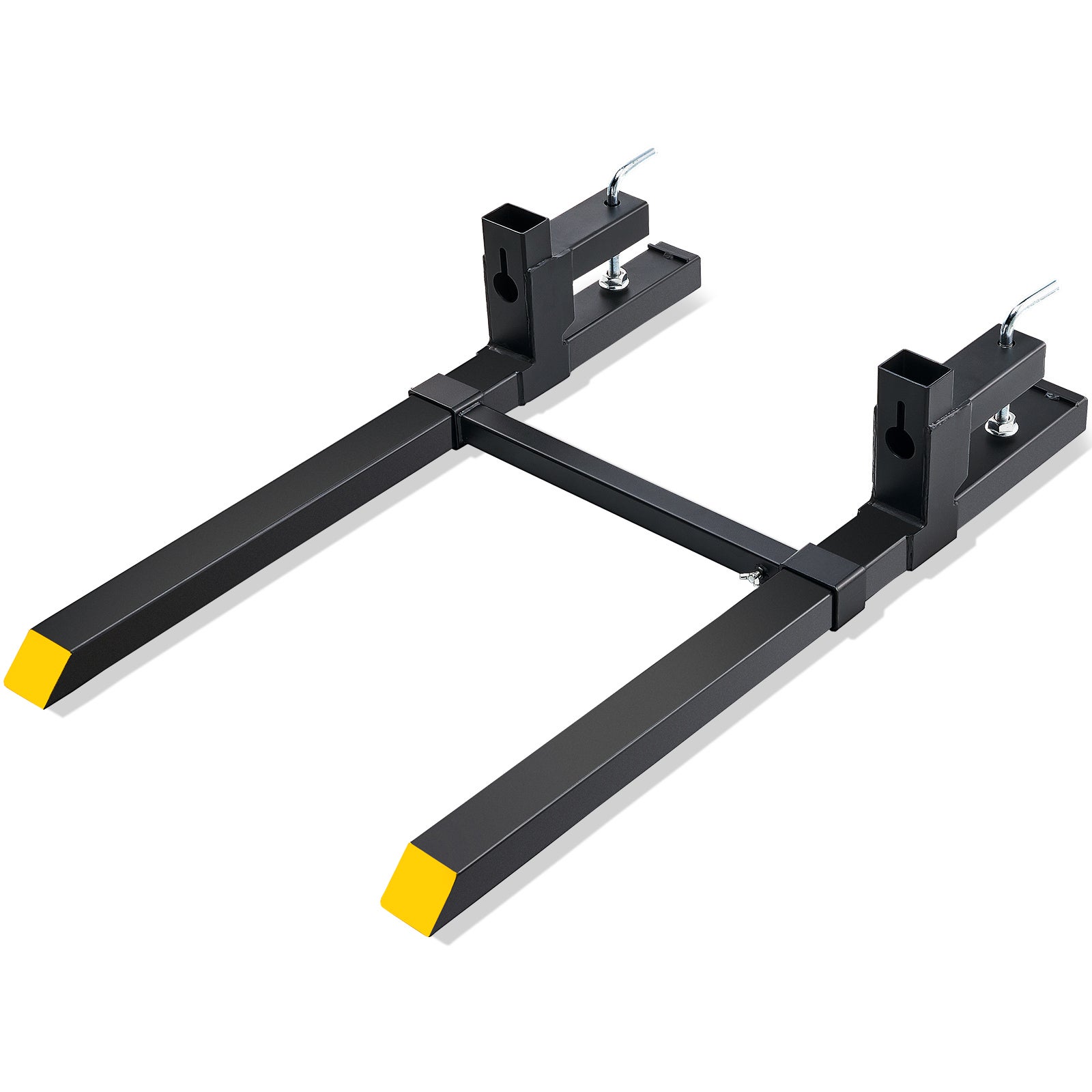 Widły do palet 1090x70x230mm karetka wideł 907kg nośność widły 109cm długość całkowita z ostrzem 76cm wózek widłowy 495-915mm regulowane zęby wó VEVOR