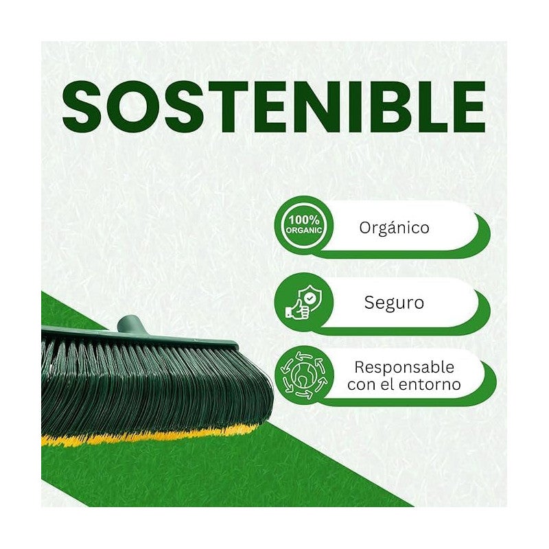 Brosse + poignée extensible de 0,8 à 1,4 m pour balayer gazon artificiel. Produit adapté à tout type de pelouse - 6