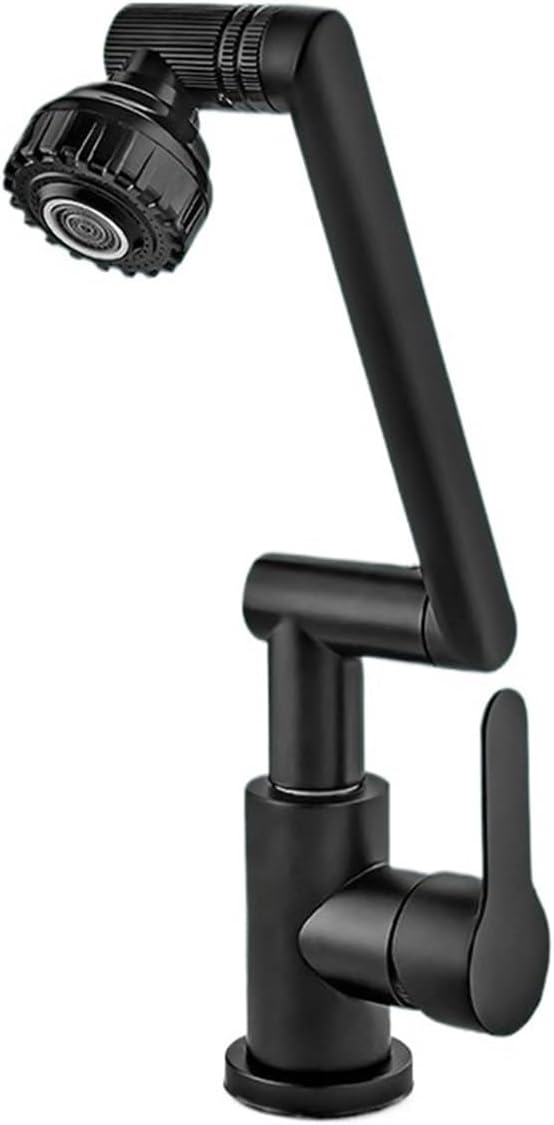 Obrotowy kran umywalkowy - odpowiedni do umywa, zlewów i kamperów, nie wymaga podłączenia do instalacji wodno-kanalizacyjnej - jednoczęściowy, cza