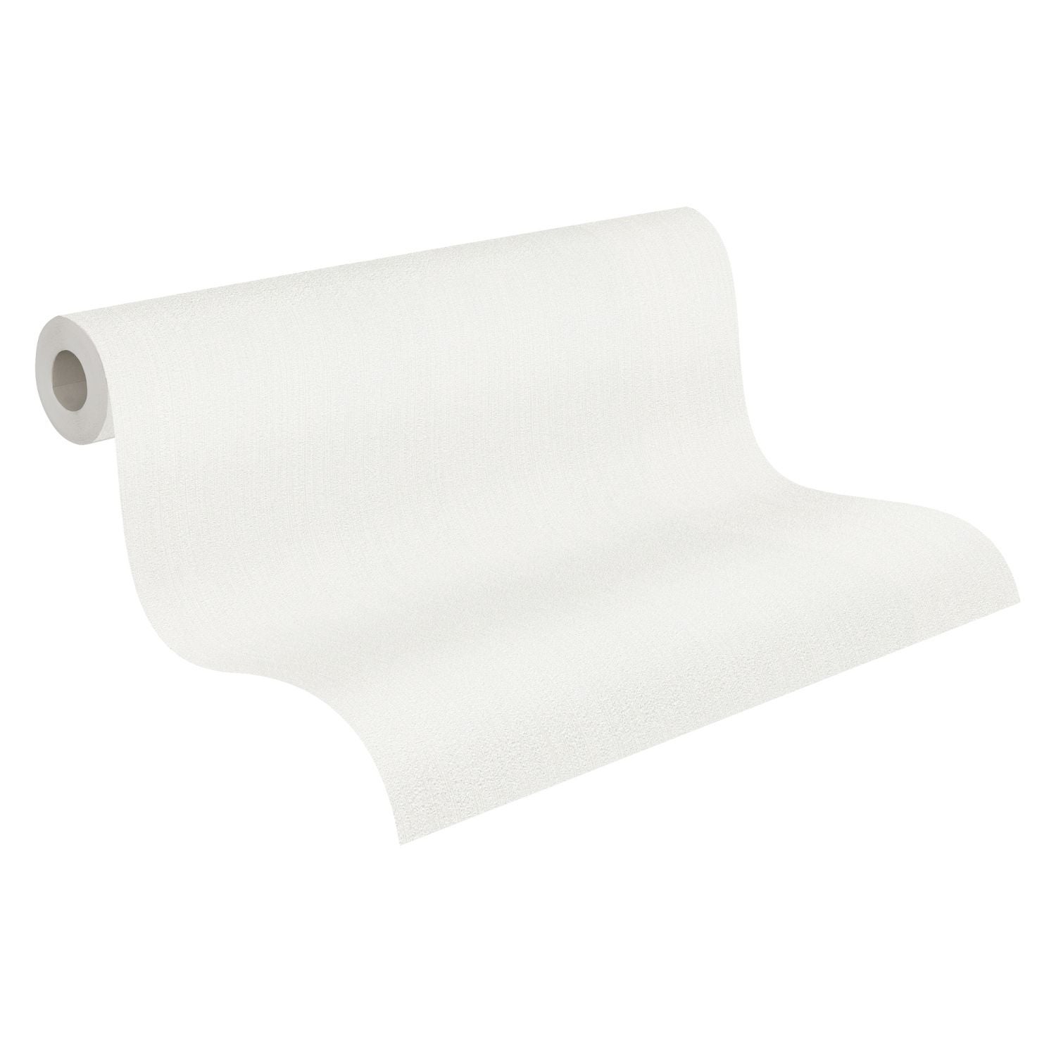 Tapeta zwykły białym - 53 cm x 10.05 m - A.S. CRÉATION