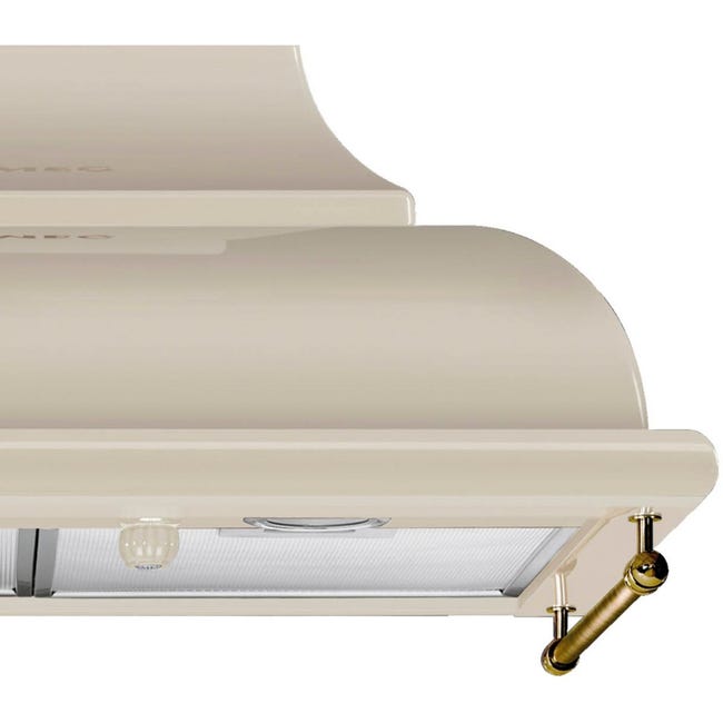 Smeg KC16POE Cappa aspirante a parete Oro 788 m³/h A | Leroy Merlin