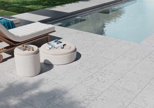 Codicer 95 CARRELAGE EXTERIEUR CODICER 95 LIMESTONE Grey 44x66 - Vendu par paquet ...