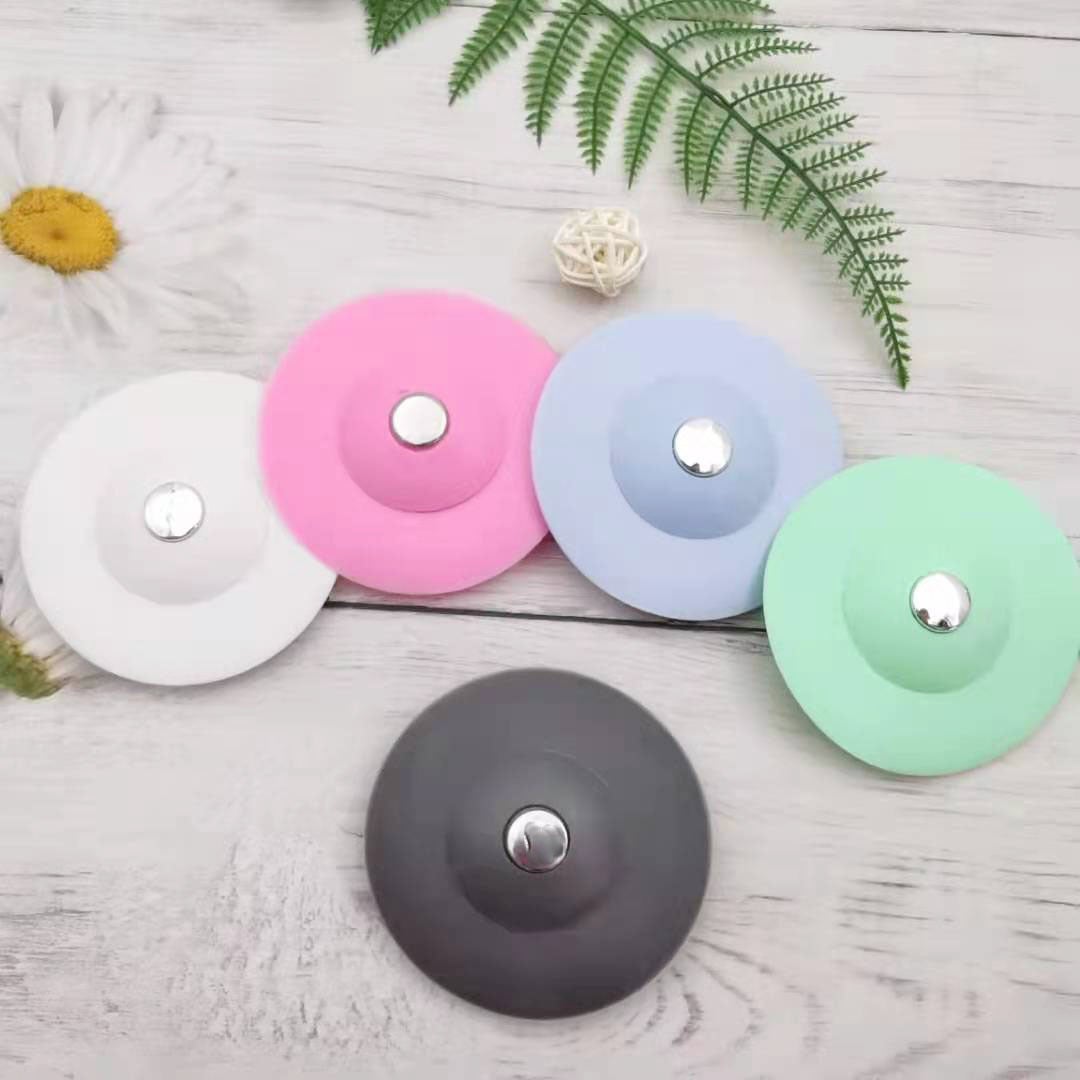 Lot De 5 Bouchons De Vidange En Silicone Universels - Diamètre 11,5 Cm - Anti-odeur, Pliable - Pour évier, Lavabo, Douche
