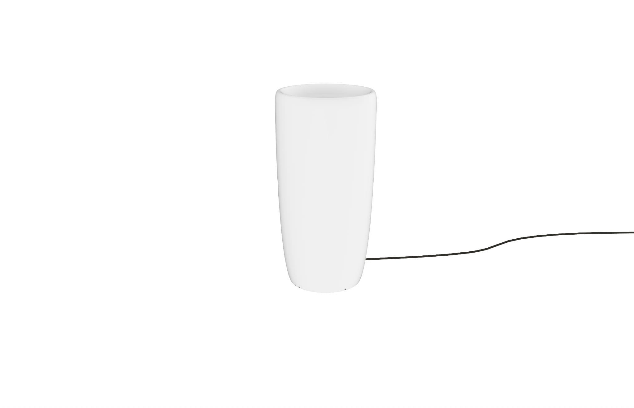 Lampa podłogowa stojąca Flowerpot biała 1xE27x60W wym: 70 x 35 x 35 cm tworzywo sztuczne Nowodvorski Lighting