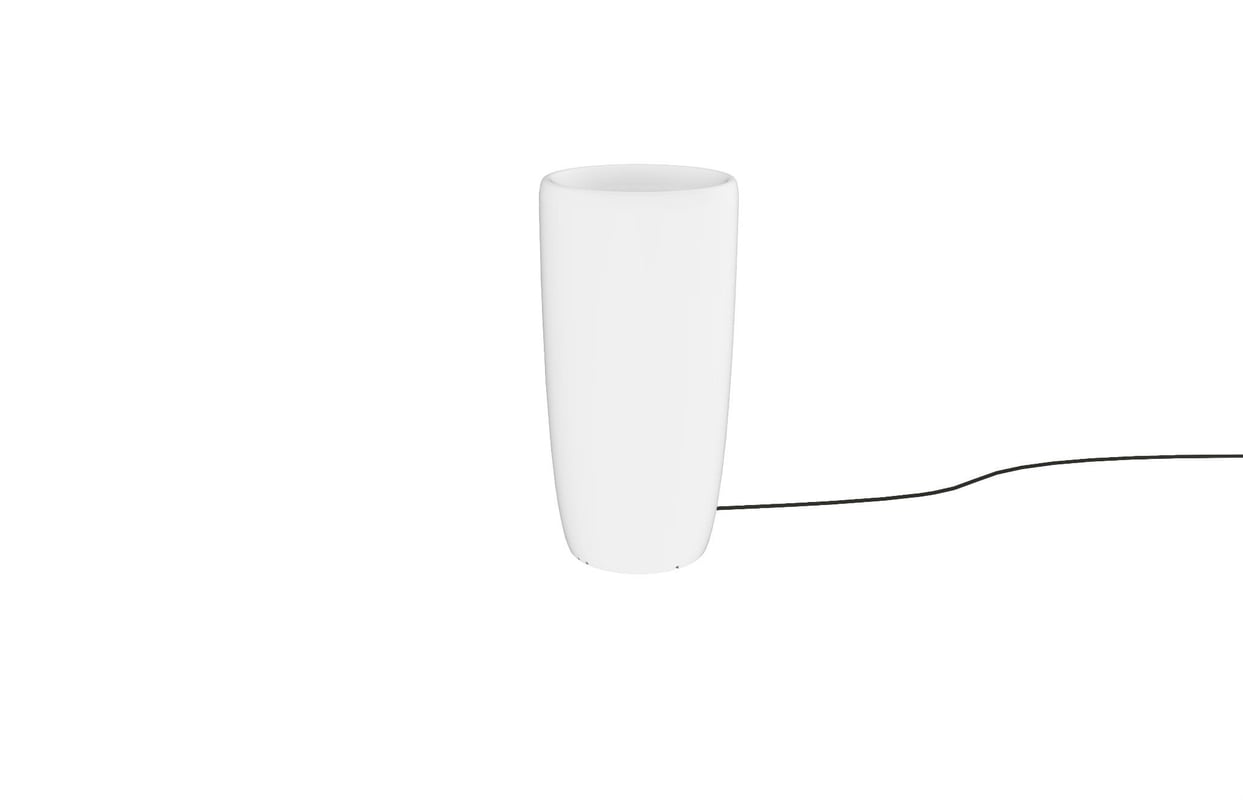 Lampa podłogowa stojąca Flowerpot biała 1xE27x60W wym: 70 x 35 x 35 cm tworzywo sztuczne Nowodvorski Lighting