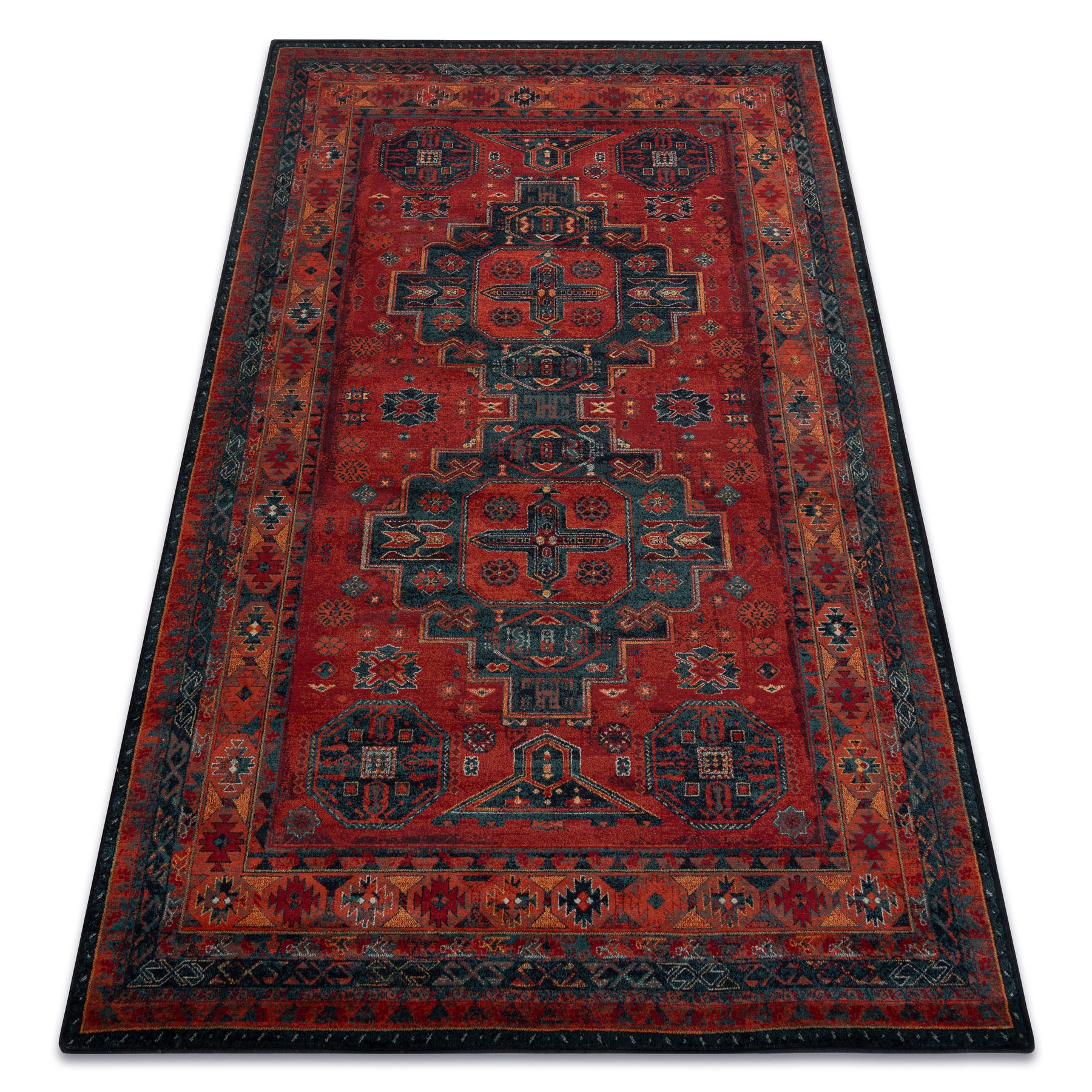 Dywan wełniany OMEGA HARI orientalny rubin 170x235 cm
