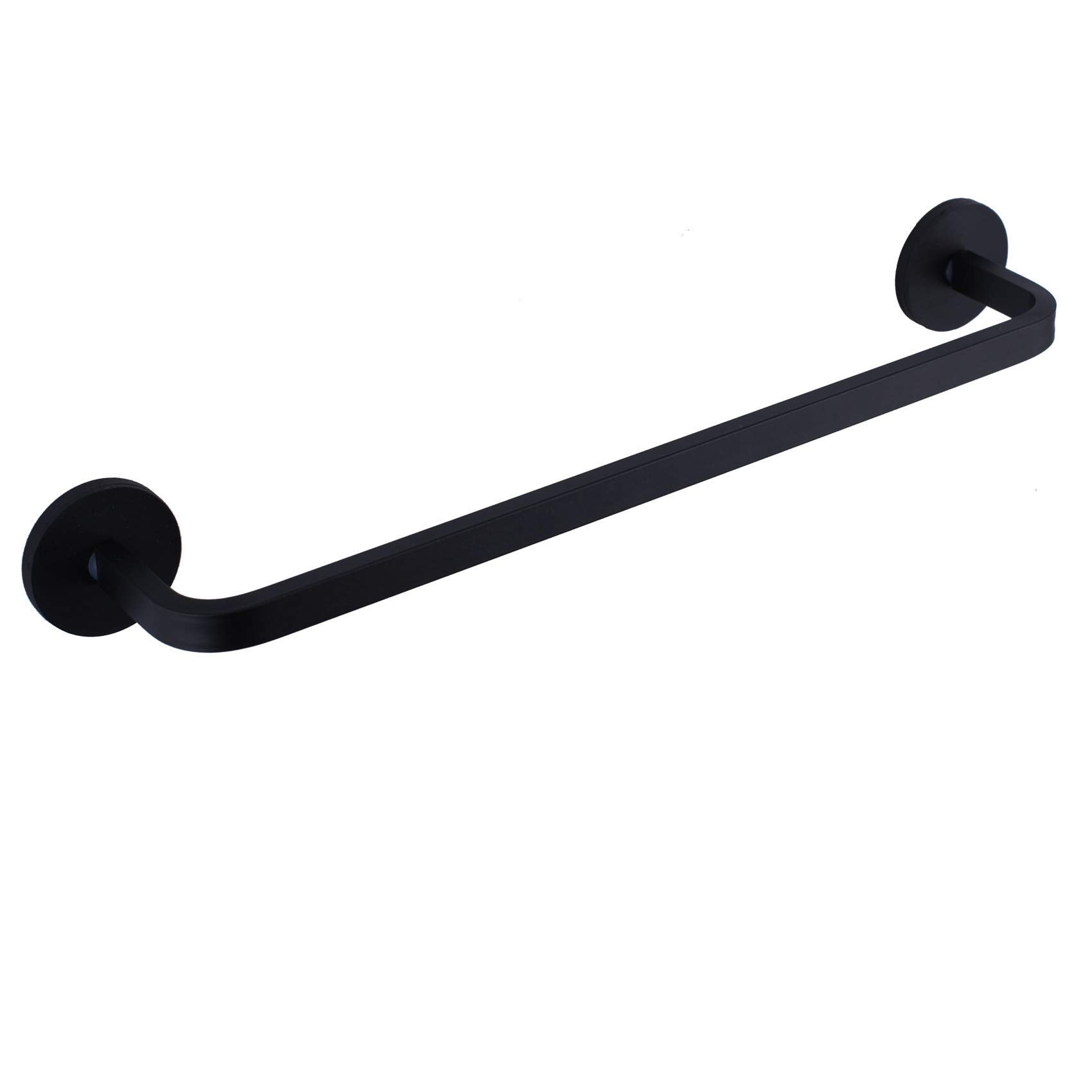 JAZBREY Portasciugamani magnetico per frigorifero, fornello, forno, lavello, lavastoviglie, lavatrice, a forma di barra, in alluminio, nero