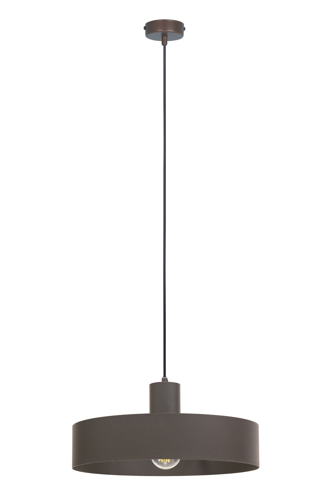 Lampa wisząca RIF ciemno-oliwkowa 1 x E27 x 15W wym: 90 x 35 x 35 cm Sigma Lighting