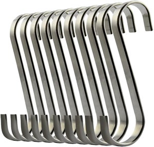 Crochets à Viande En Acier Inoxydable - Lot De 6 | Pour Boucherie, Barbecue, Suspension De Volaille, Canard, Poisson